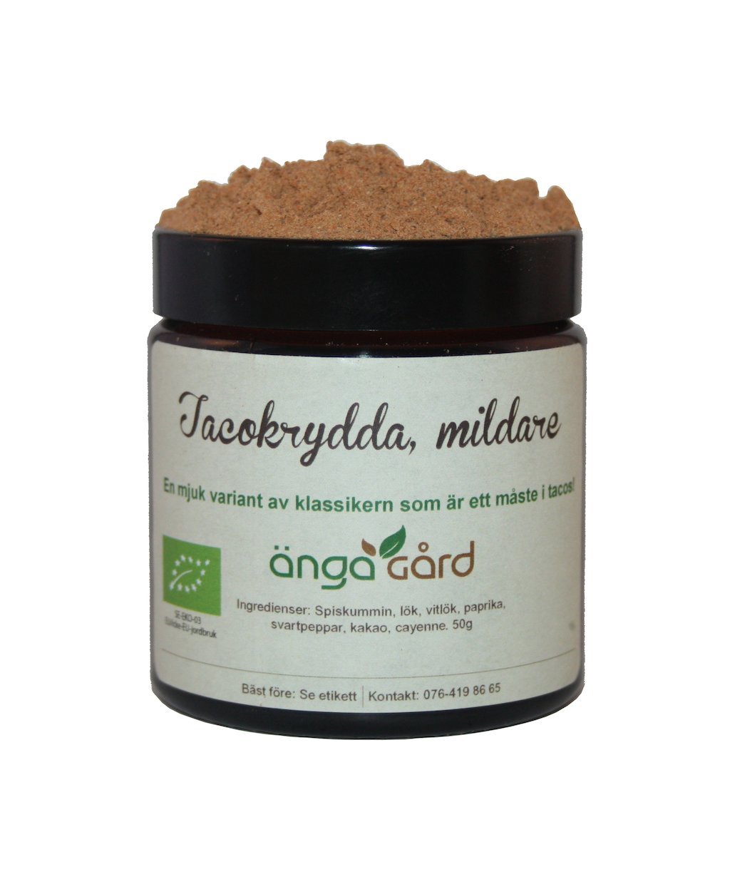 Tacokrydda, mildare - Ekologisk