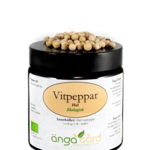 Vitpeppar, hel - Ekologisk